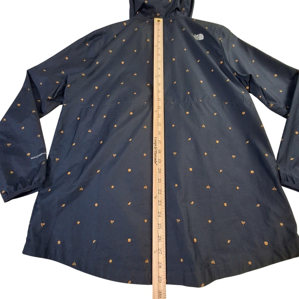 The North Face Fanorak Jacket Women's M Floral WindWall Hooded Outdoor Hiking - Picture 10 of 11
